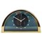 Hollywood Regency Brass Table Clock by Seiko, 1980s 1
