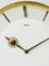 Horloge de Table Mid-Century Kienzle en Laiton, Allemagne, 1950s 8