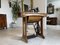 Vintage Sewing Machine Table in Pine 1