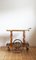 Neoclassical Serving Cart in Metal and Wood 1