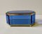 Blue Glass Box attributed to Pietro Chiesa for Fontana Arte, 1950s 1