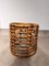 Vintage Wicker Stool, 1960 1