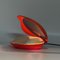 Space Age Orange Lamp Oyster by Gamma3, 1970s 4