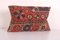 Vintage Turkish Brick Red Pastel Ethnic Yastik Rug Cushion Cover 3