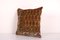 Vintage Turkish Oushak Rug Cushion Cover, Image 2