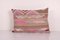 Queen Boho Woven Pink Bedding Kilim Cover, Image 1