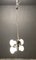 Lámpara colgante de vidrio opalino, años 70, Imagen 2