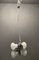 Lámpara colgante de vidrio opalino, años 70, Imagen 1