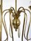 8-Arm Brass Chandelier attributed to Guglielmo Ulrich, Italy, 1940s, Image 6