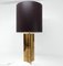 Space Age Cosack Lamp in Folded Brass, 1970s 2