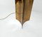 Space Age Cosack Lamp in Folded Brass, 1970s 4