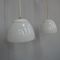 Opaline Glass Pendant Lamps from Gispen, 1930s, Set of 2 14