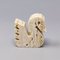 Original Travertine Swan Sculpture by Enzo Mari for F.lli Mannelli, 1970s 1