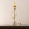 Murano Glas Lampe mit Blattgold Dekor, Italien, 1980er 4