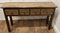 Tavolo da ingresso lungo in quercia bionda, Immagine 6