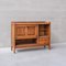 Mid-Century French Oak Cabinet Sideboard by Guillerme et Chambron 9