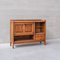Mid-Century French Oak Cabinet Sideboard by Guillerme et Chambron, Image 9