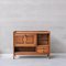 Mid-Century French Oak Cabinet Sideboard by Guillerme et Chambron 1