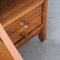 Mid-Century French Oak Cabinet Sideboard by Guillerme et Chambron, Image 6