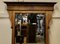 Large Arts and Crafts Over Mantle Mirror in Light Oak, 1800s 10