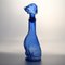 Caraffa a forma di cane in vetro blu di Empoli, anni '60, Immagine 3