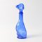 Carafe en Forme de Chien en Verre Bleu de Empoli, 1960s 10