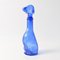 Caraffa a forma di cane in vetro blu di Empoli, anni '60, Immagine 10