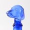 Dog-Shaped Carafe in Blue Glass from Empoli, 1960s 14