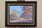 Desmond V.C. Johnson, Impressionist Landscape, Dartmouth, Devon, Oil on Board, Framed 1