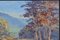 Desmond V.C. Johnson, Impressionist Landscape, Dartmouth, Devon, Oil on Board, Framed 5