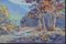 Desmond VC Johnson, Paesaggio impressionista, Dartmouth, Devon, Olio su tavola, Incorniciato, Immagine 3
