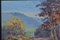 Desmond VC Johnson, Paysage impressionniste, Dartmouth, Devon, huile sur panneau, encadré 9