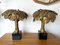 French Palm Tree Lamps in Brass by Christian Techoueyres for Maison Jansen, 1970s, Set of 2, Image 1