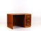 Vintage Art Deco Schreibtisch aus Holz 2