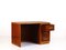 Vintage Art Deco Schreibtisch aus Holz 3