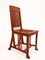 Art Nouveau Walnut Chairs, Set of 4 2