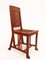 Art Nouveau Walnut Chairs, Set of 4, Image 2