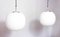 Opaline Glass Suspensions from Glashütte Limburg, 1970s, Set of 2 2