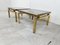 Brass Side or Coffee Tables from Belgo Chrom / Dewulf Selection, 1970s, Set of 2 3