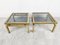 Tables d'Appoint ou Tables Basses en Laiton de Belgo Chrom / Dewulf Selection, 1970s, Set de 2 1