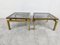 Brass Side or Coffee Tables from Belgo Chrom / Dewulf Selection, 1970s, Set of 2 6