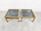 Brass Side or Coffee Tables from Belgo Chrom / Dewulf Selection, 1970s, Set of 2 7