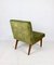 Olive Velvet Lounge Chair, 1970s 7