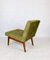 Olive Velvet Lounge Chair, 1970s 11