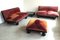 Blop Sofas and Ottoman by Carlo Bartoli for Rossi of Albizzate, B&b Italia, 1972, Set of 4, Image 1