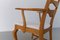 Danish Modern Oak Razorblade Armchair by Henning Kjærnulf for EG Furniture, 1960s, Image 11