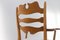 Danish Modern Oak Razorblade Armchair by Henning Kjærnulf for EG Furniture, 1960s 14