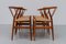 Danish Modern CH24 Wishbone Chairs in Cherrywood by Hans J. Wegne for Carl Hansen & Søn, 1990s, Set of 6 6
