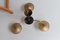 Danish Chandelier in Opaline Glass and Brass, 1950s, Image 16