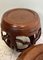 Chinese Hongmu Style Carved Hardwood Drum Stool, 1950s 7